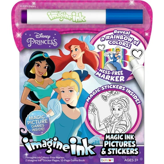 Imagine Ink Princess Kit Libro de Colorear y Actividades