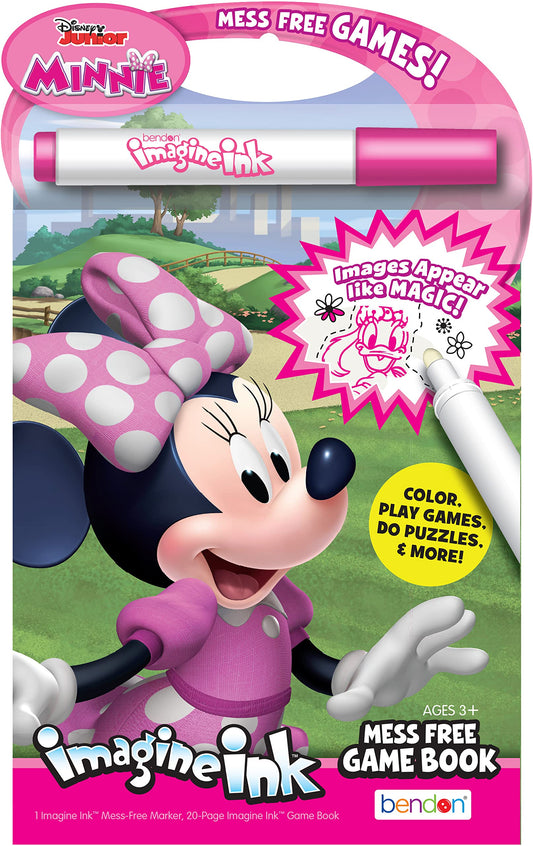 Imagine Ink Minnie Mouse Libro de Colorear y Actividades