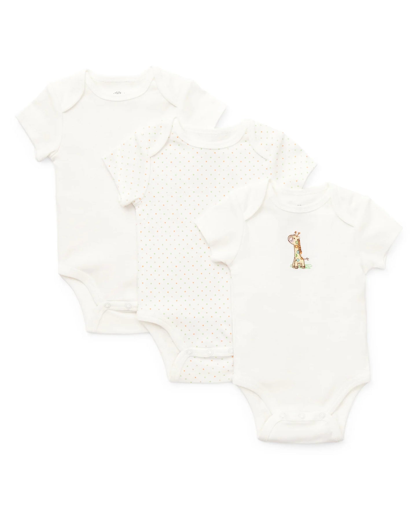Mamelucos Jirafas 🦒 3pcs Algodón Orgánico