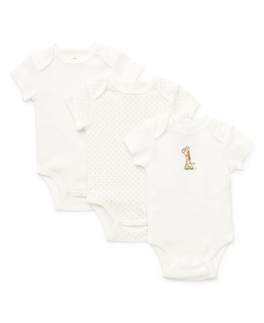 Mamelucos Jirafas 🦒 3pcs Algodón Orgánico
