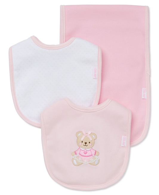 Bib&Burp Set Osito 🎀🧸🐻 algodón orgánico