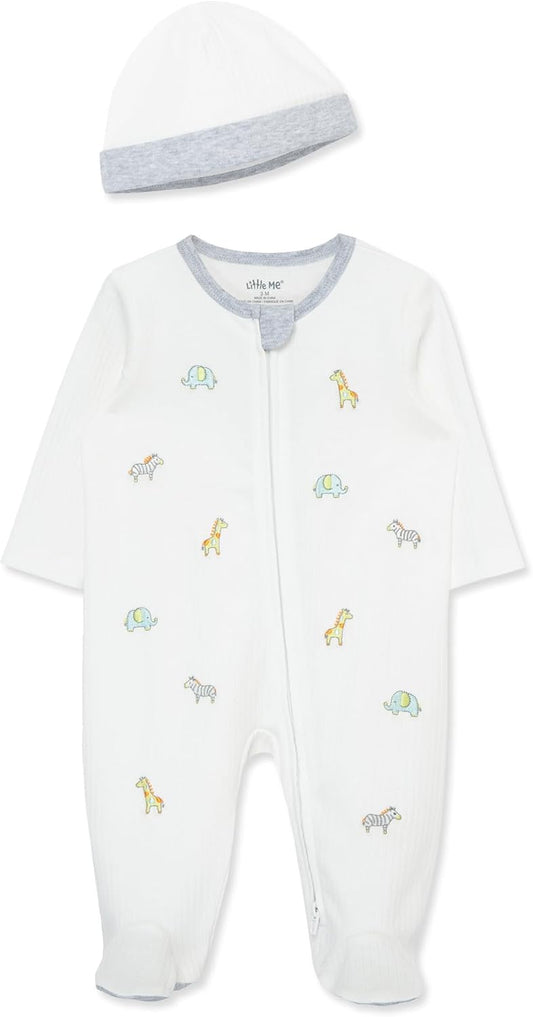Mameluco Animalitos 🐘🐢🦒 Algodón Orgánico