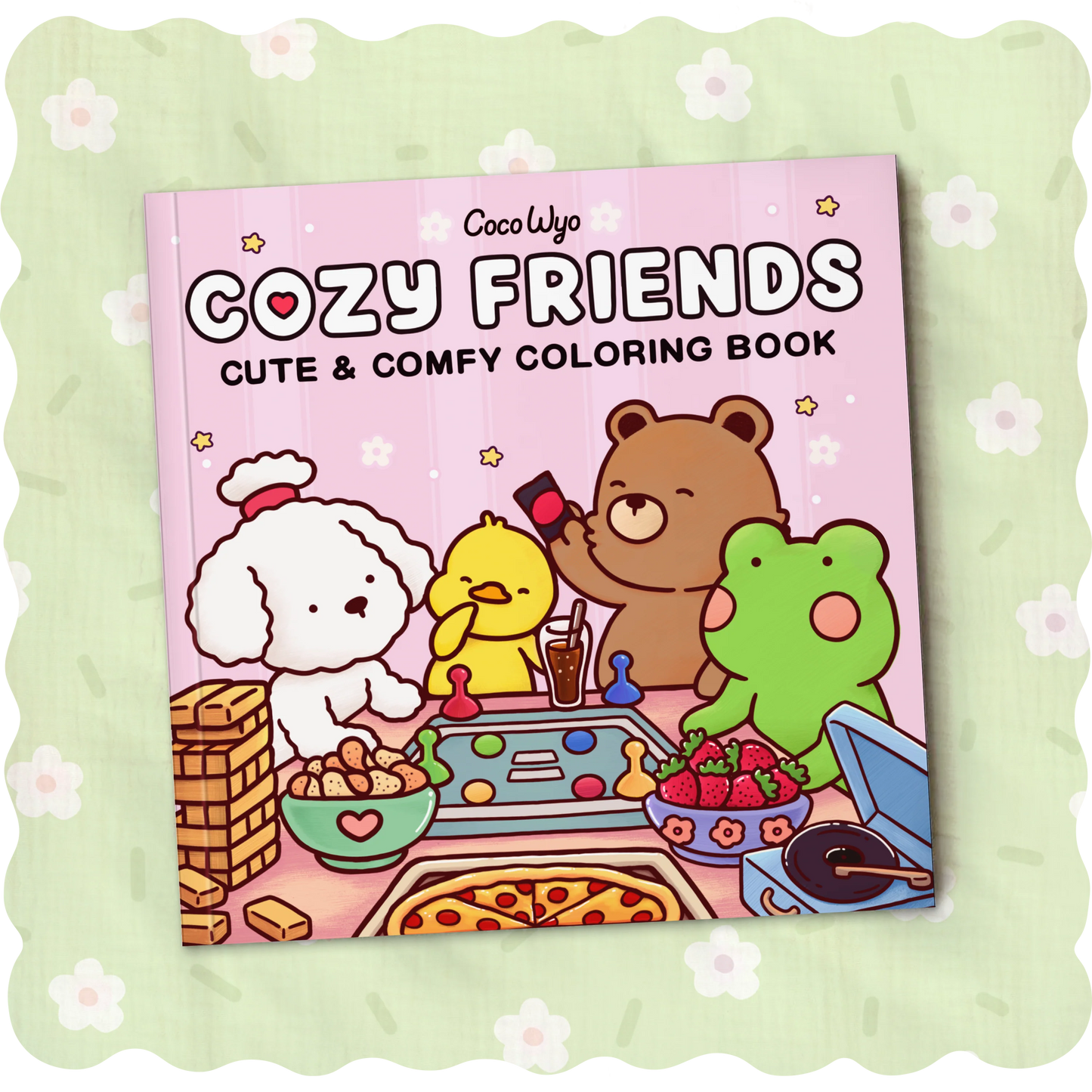 Coco Wyo Cozy Friends Cute & Comfy Coloring Book 🩵