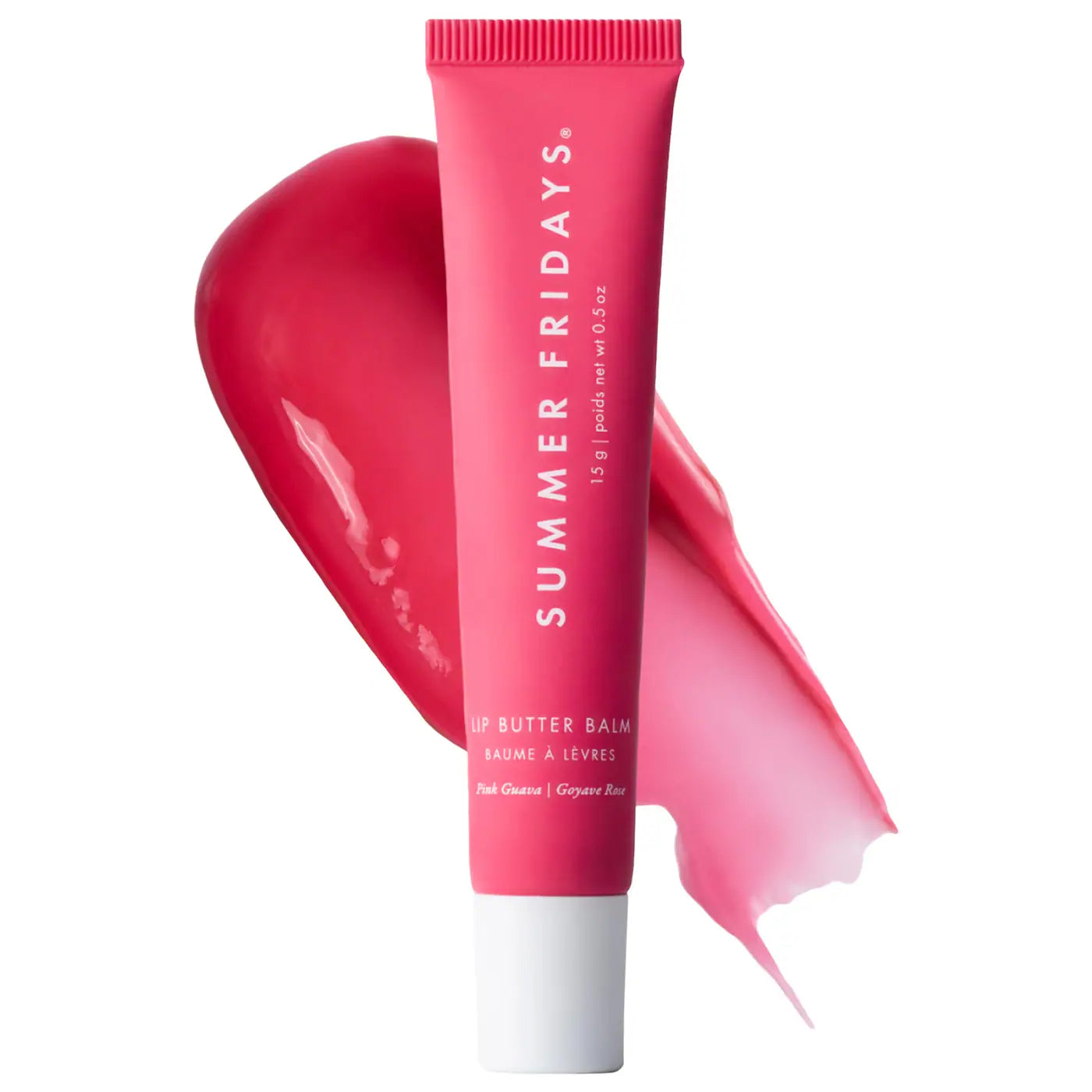 Summer Fridays Pink Guava 
Lip Butter Balm Treatment for Hydration + Nourishing Shine
