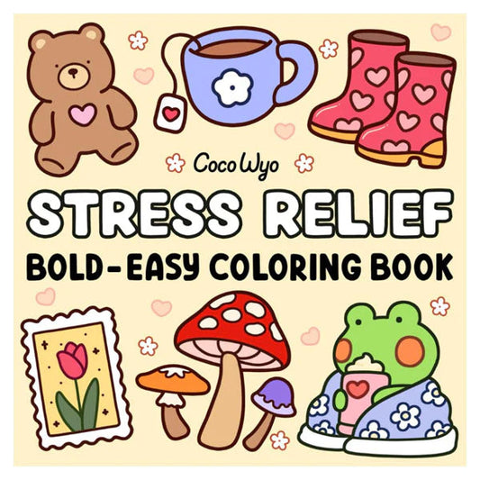 CocoWyo Stress Relief Coloring Book