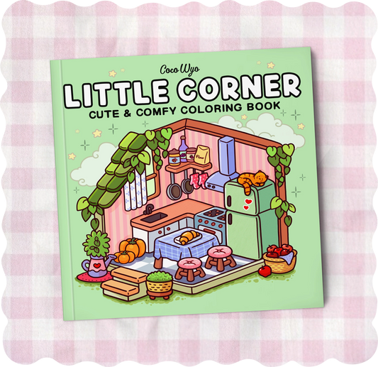 CocoWyo Little Corner Coloring Book