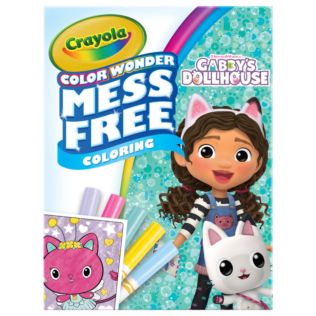 Crayola Color Wonder Mess Free Gabbys Dollhouse Coloring Kit