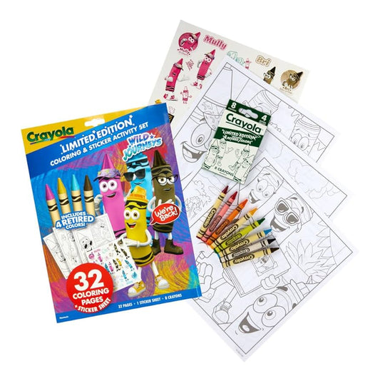 Crayola Limited Edition Coloring & Sticker Activity Set