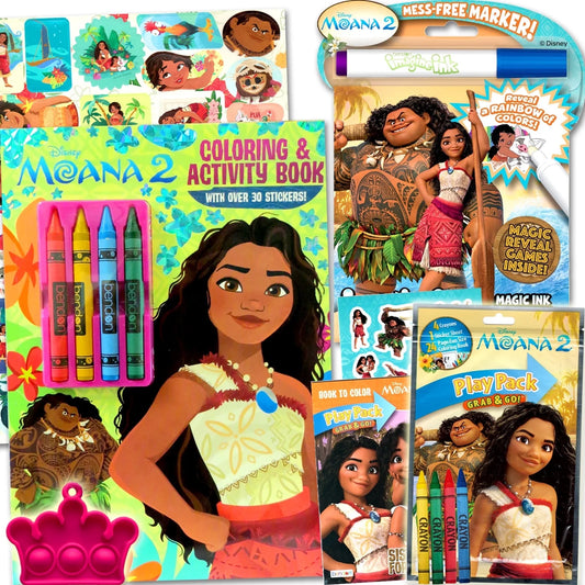 Kit de colorear y actividades Moana