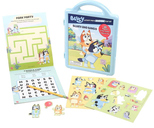 Bluey & Bingo Activity Pad & Magnetic Play Set