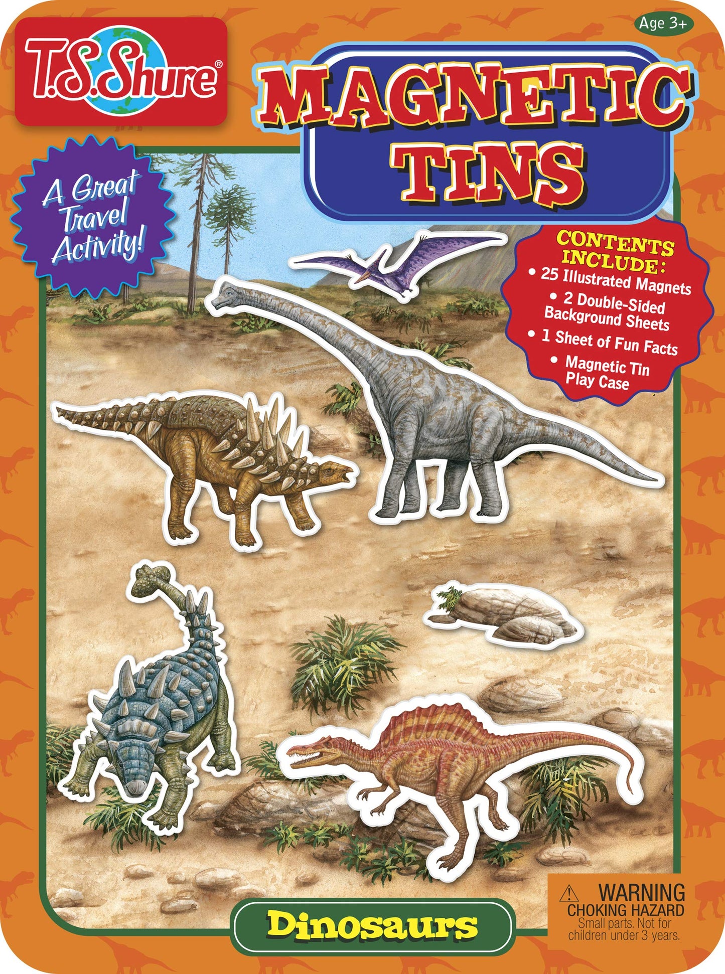 Magnetic Tins Dinosaurs 🦕