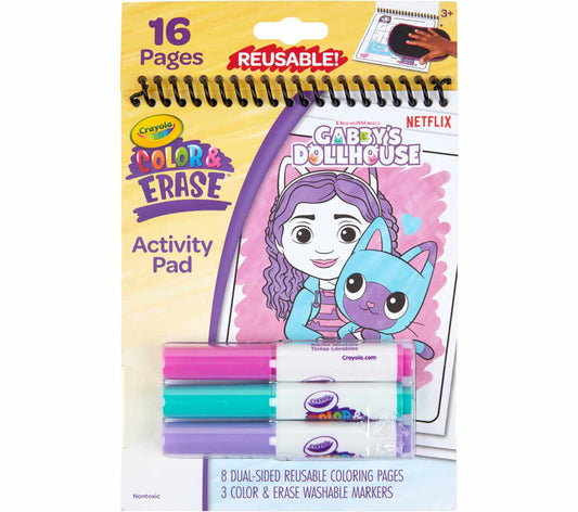 Gabby’s Dollhouse Color & Erase Activity Pad