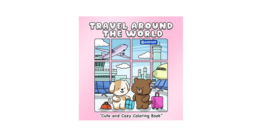 Travel Around the World Coloring Book