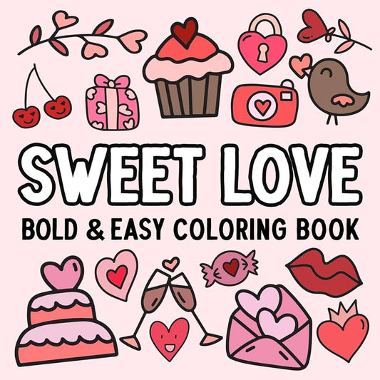 Sweet Love Coloring Book