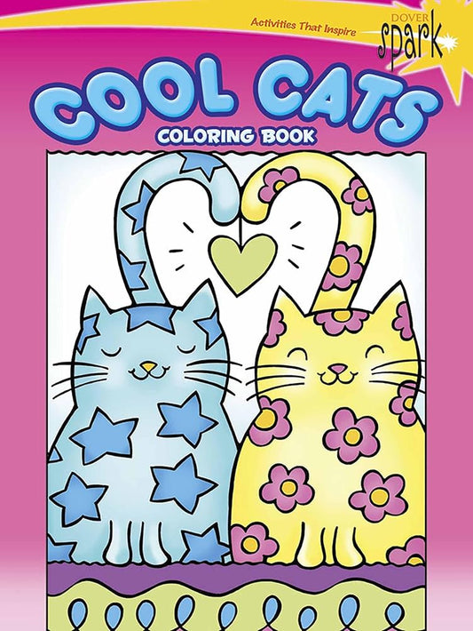 Cool Cats Coloring Book
