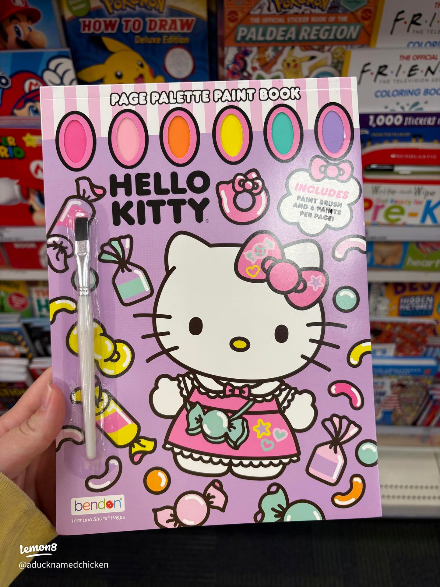 Hello Kitty Paint Book