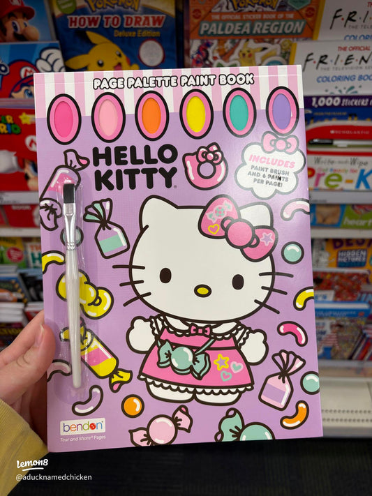 Hello Kitty Paint Book