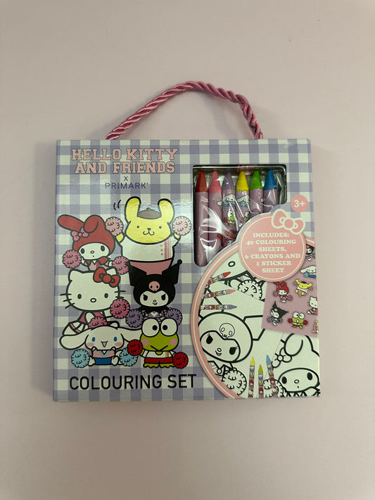 Set de Colorear Hello Kitty and Friends