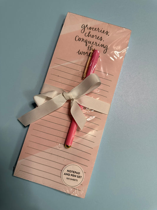 Notepad & Pen