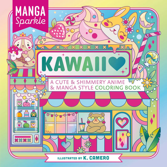 Kawaii Manga Sparkle Coloring Book
