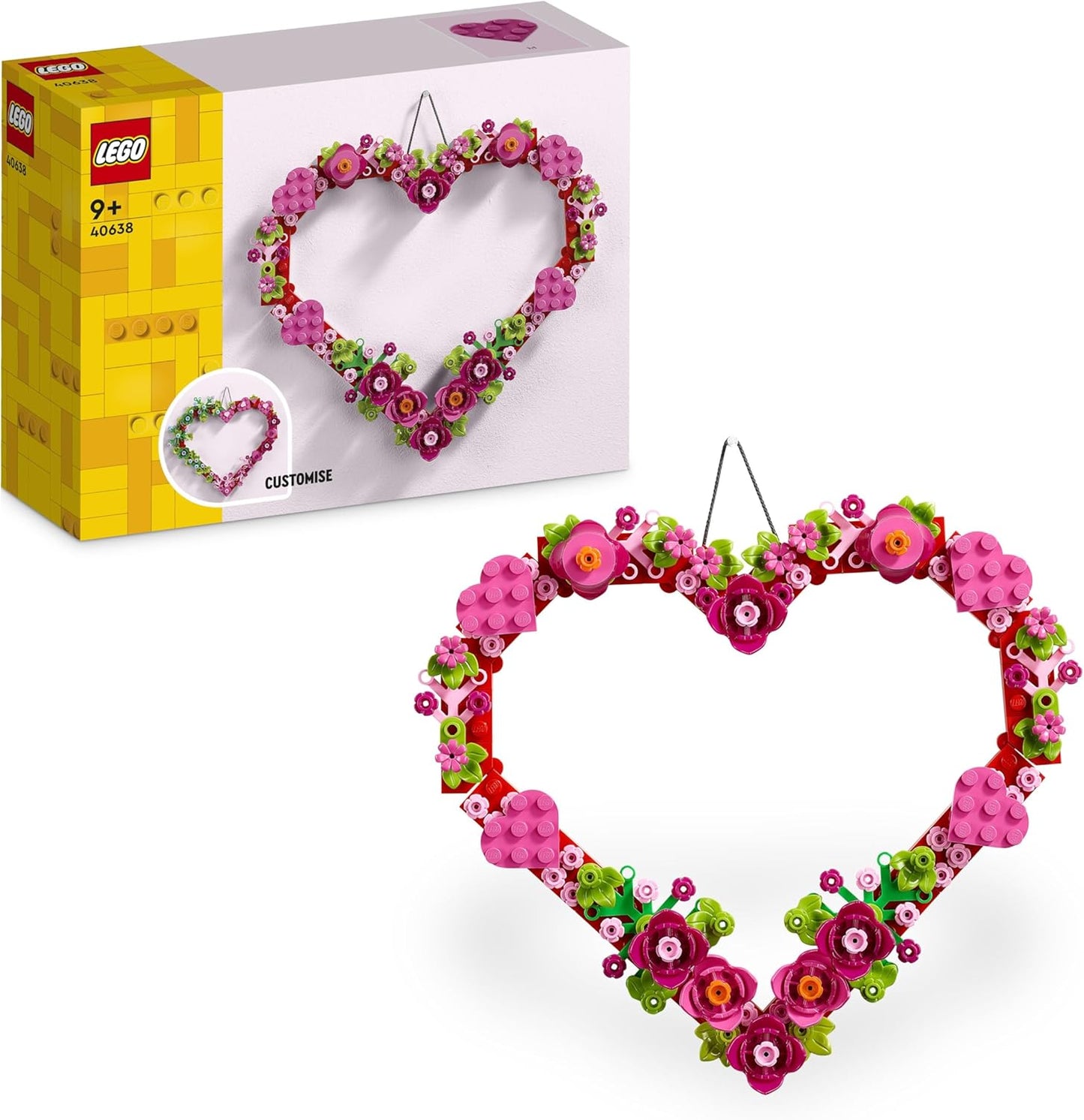 LEGO Heart Ornament