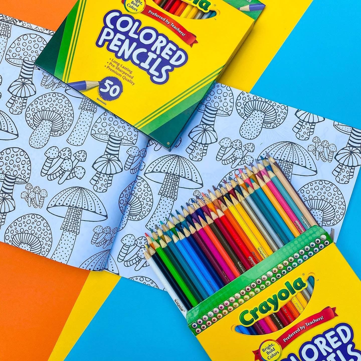Crayola 50ct Colored Pencils