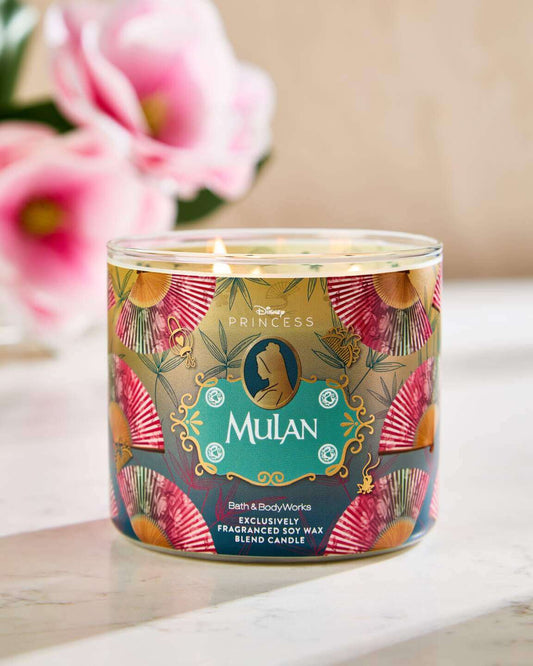 Vela de 3 Mechas Princesa Mulan