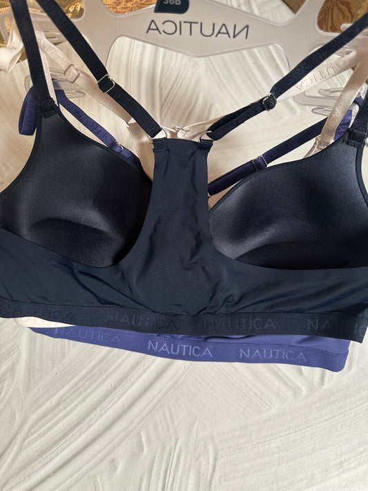 Set de 3 Bra con Broche Enfrente