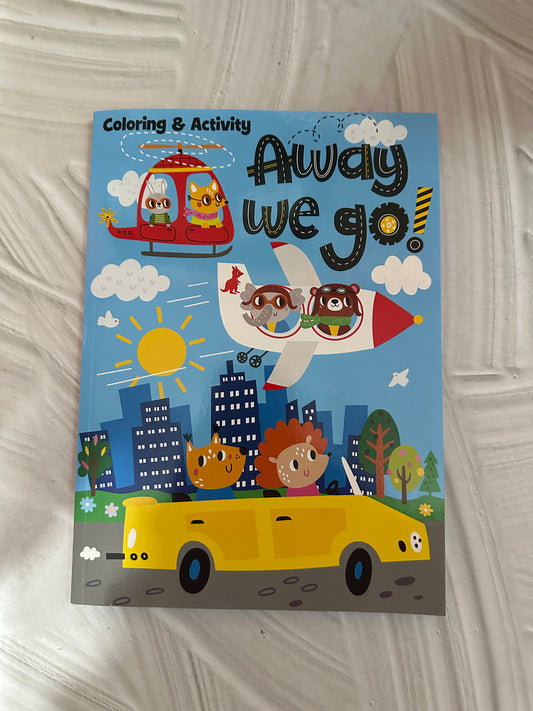 Libro de Pintar Away We Go