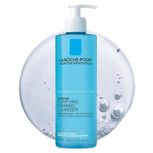 La Roche Posay Toleriane Purifying Facial Cleanser with Niacinamide for Oily Skin