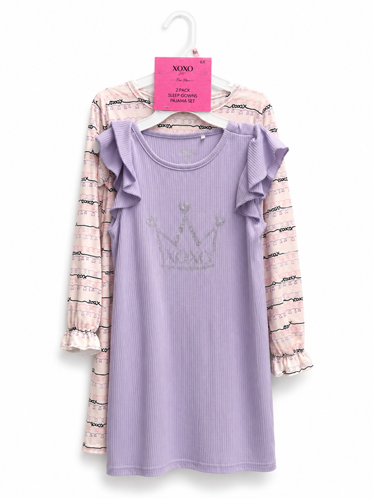Paquete de 2 Camisones para Niña