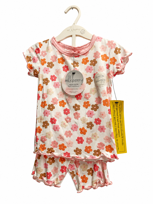 Pijama de Short de Flores
