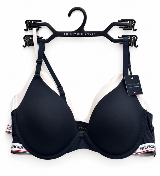 2Pk Bra Tommy Hilfiger Azul y Blanco