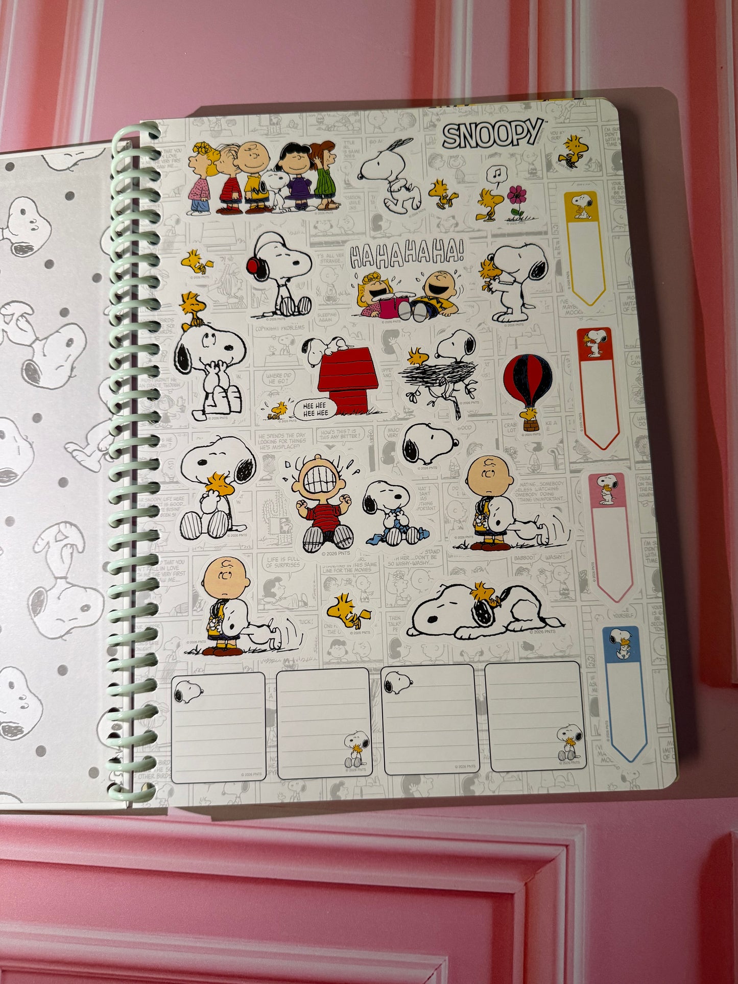 Cuaderno de Snoopy