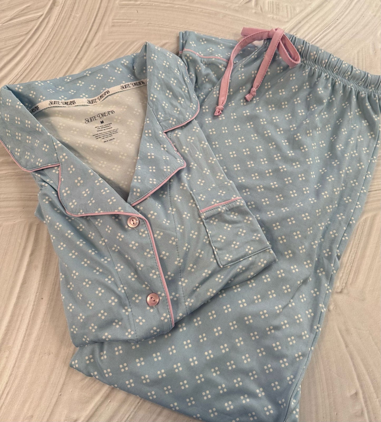 Pijama Celeste & Rosada🩵🩷