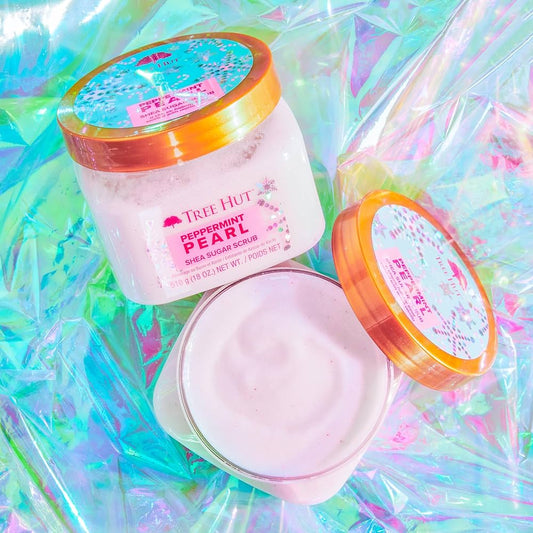 Tree Hut Peppermint Pearl Shea Sugar Body Scrub