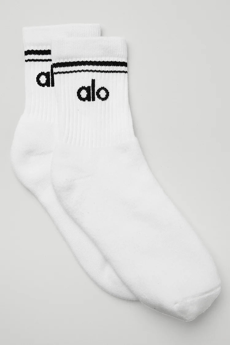 Alo Yoga✨ Unisex Half-Crew Sock