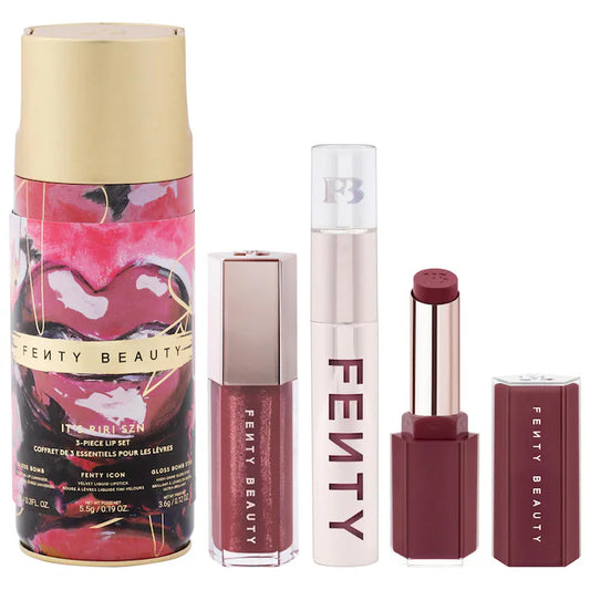 🌺Fenty Beauty by Rihanna
It’s Riri Szn 3-Piece Lip Set🌺