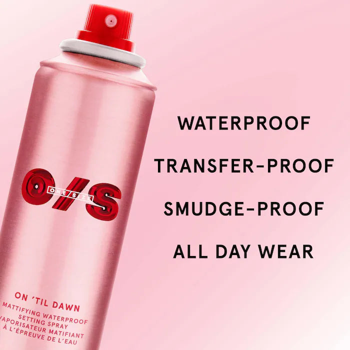 🌺ONE/SIZE by Patrick Star
On 'Til Dawn Mattifying Waterproof Setting Spray🌺