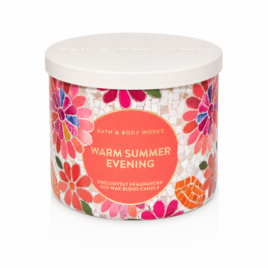 Vela de 3 mechas warm summer evening