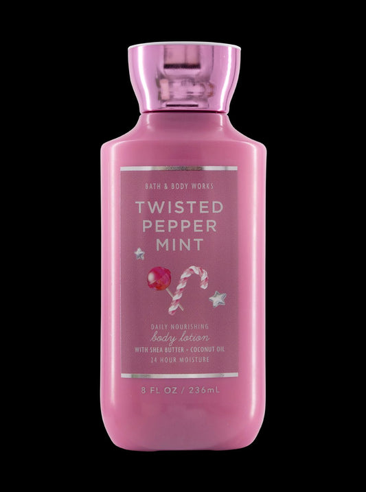 Body Lotion Bath and Body Works Twisted Peppermint