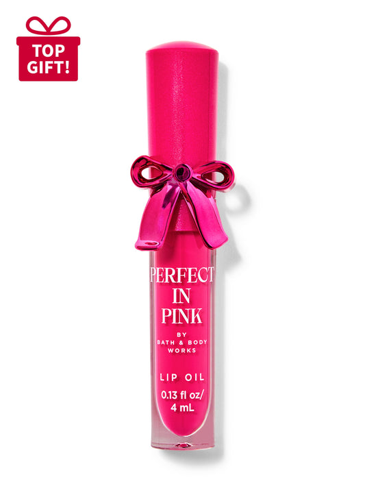 Lip Oil Bath and Body Works Perfect Pink