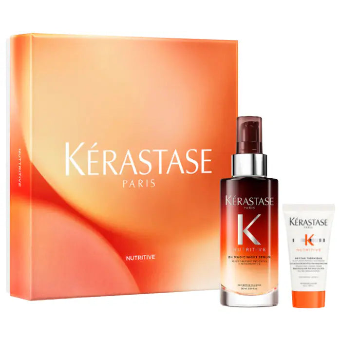 Kérastase
Nutritive 8H Magic night Serum & Heat Protecting Styling Cream Iconic Duo Set