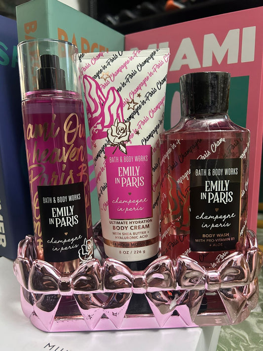 Set Champagne In Paris Emily In Paris 3 pcs