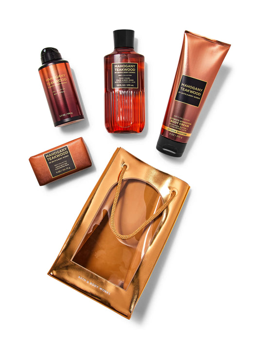 Mahogany Teakwood Set Bag Bath & Body Works💫