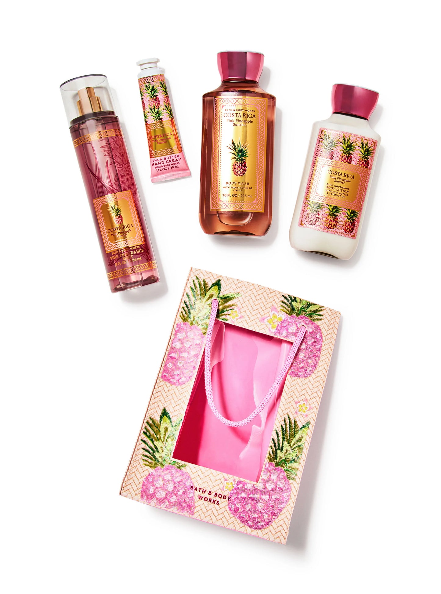 Pink Pineapple Sunrise Set Bag