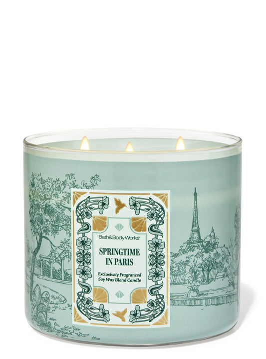 Vela 3 Mechas Springtime in Paris