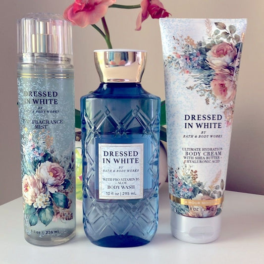 Set Bath&BodyWorks Dressed in White 3pcs