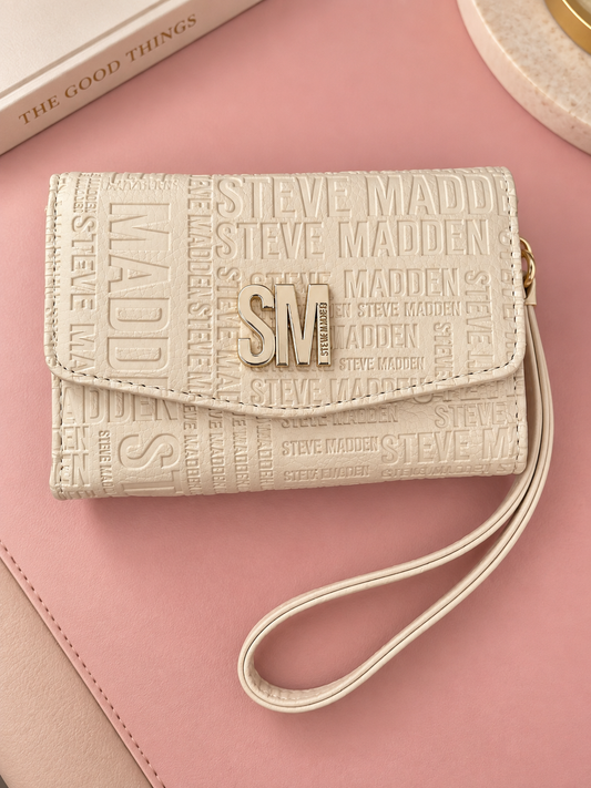 Monedero Steve Madden Beige
