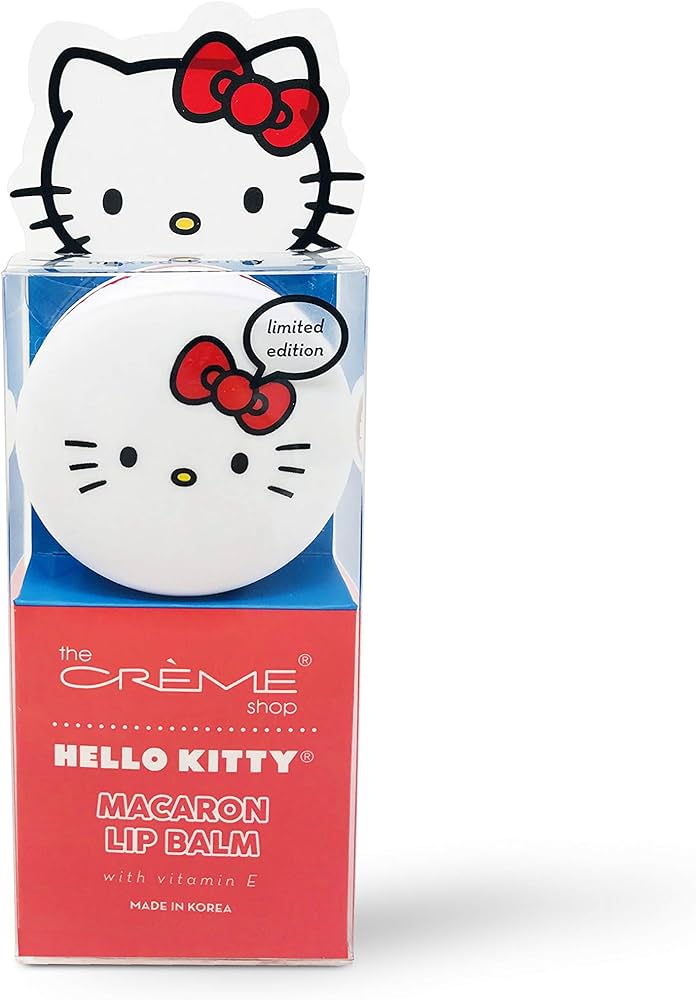 The crème shop x Hello Kitty Macaron Lip Balm Mixed Berry